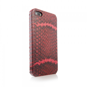  Animal Skins Hard Case Snake Bordo for iPhone 5/5S